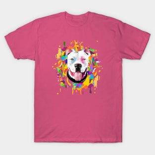 Dogo Argentino Happy Dog Watercolor T-Shirt